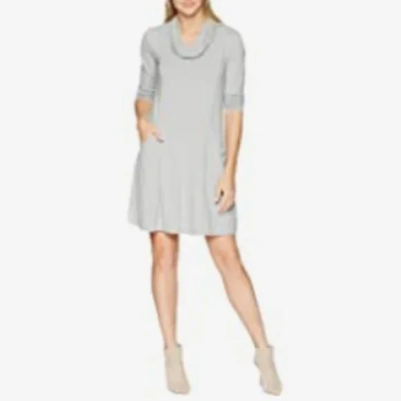 collar knit dress Blue Gingham Scalloped Collar Knit Tennis Dress Size 7 main image 0